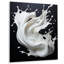 Art liquide noir et blanc - encre liquide, art mural abstrait-261975868-261975856