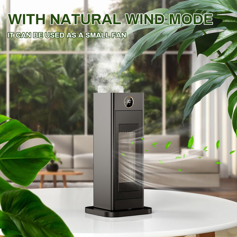LIFERUN QNQ Electric Radiator Space Heater, 2000w, 40.50" H x 19" W x 18" D