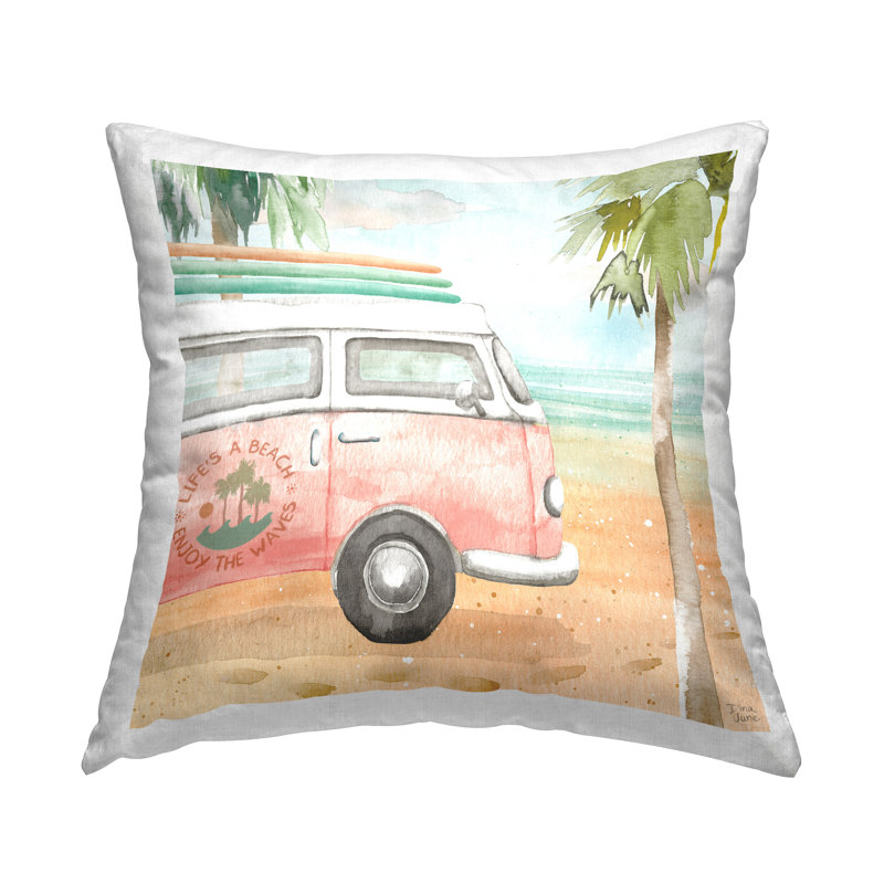 Housse et insert de coussin décoratif en polyester par Dina June