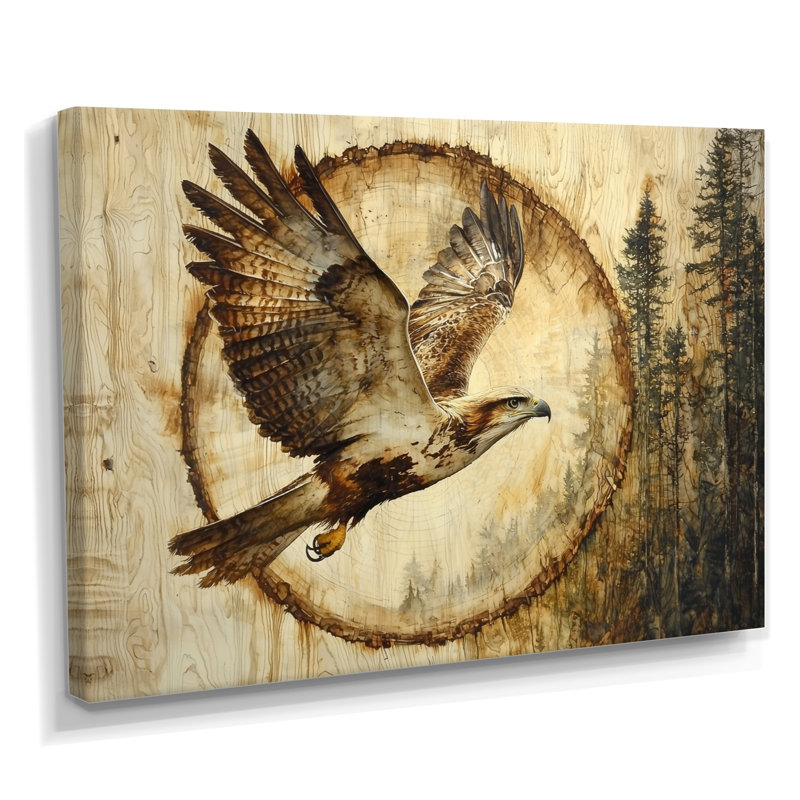 Girand - animaux, art mural, H 16 po x l 32 po, Toile tendue, Ne s’applique pas