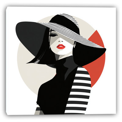 Art mural sur toile tendue Fashion Portrait