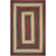 Dameko Braided Non Shedding Premium Jute Blue/Red Rug
