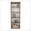 Ensemble de bibliothèque 3 pièces H 71,1 "avec tablettes ouvertes - Rangement modulaire - Chêne naturel