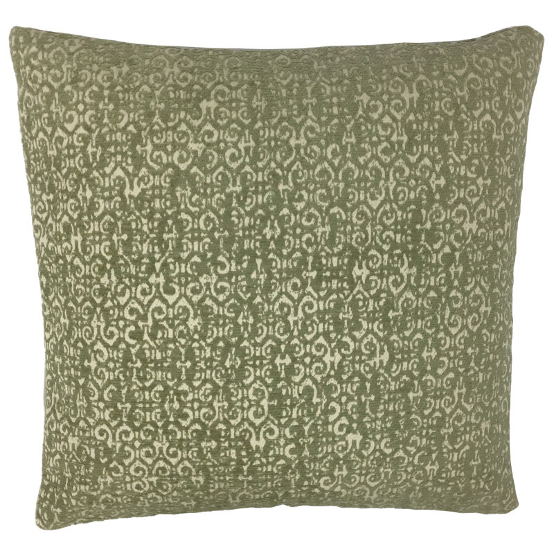 Damask Reversible Throw Pillow, 24" x 24"