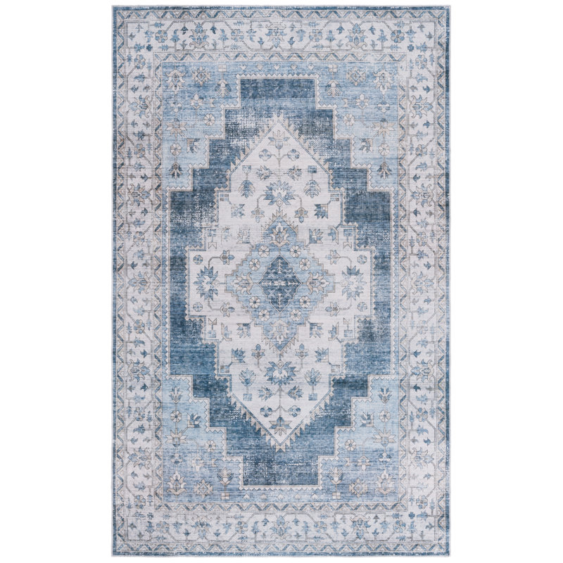 Maritess Machine Washable Southwestern Rug, Rectangle 8' x 10'