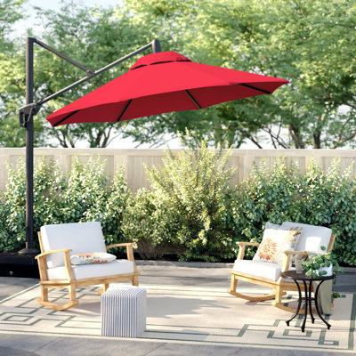 Cassidey 120'' Cantilever Sunbrella® Umbrella