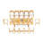 12 - Person Patio Dining Set Table,