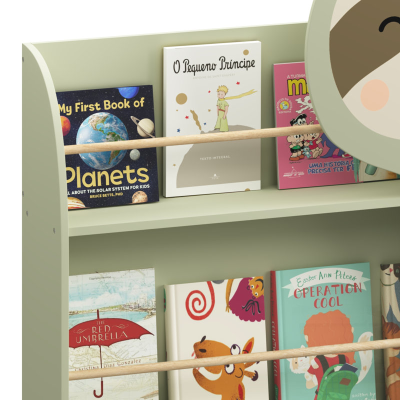 Bibliothèque pour enfants paresseux, présentoir pour tout-petits à 3 niveaux