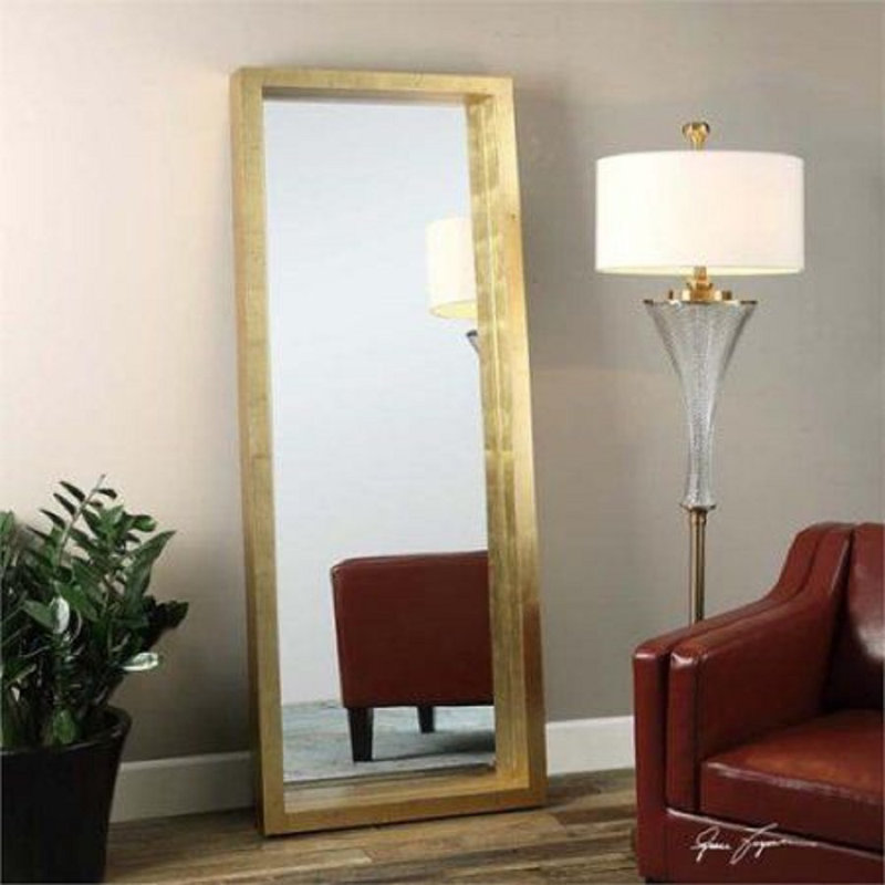Metal Flat Floor Mirror