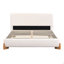 Lit tapissier Boucle, grand lit
