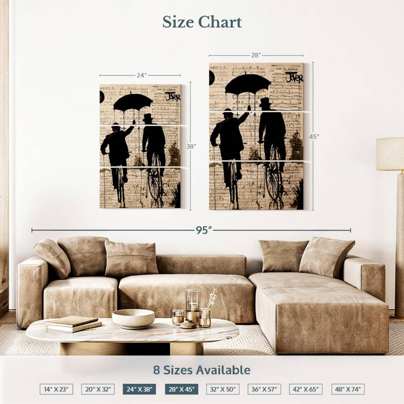 Senne le parapluie, H 74 po x l 48 po