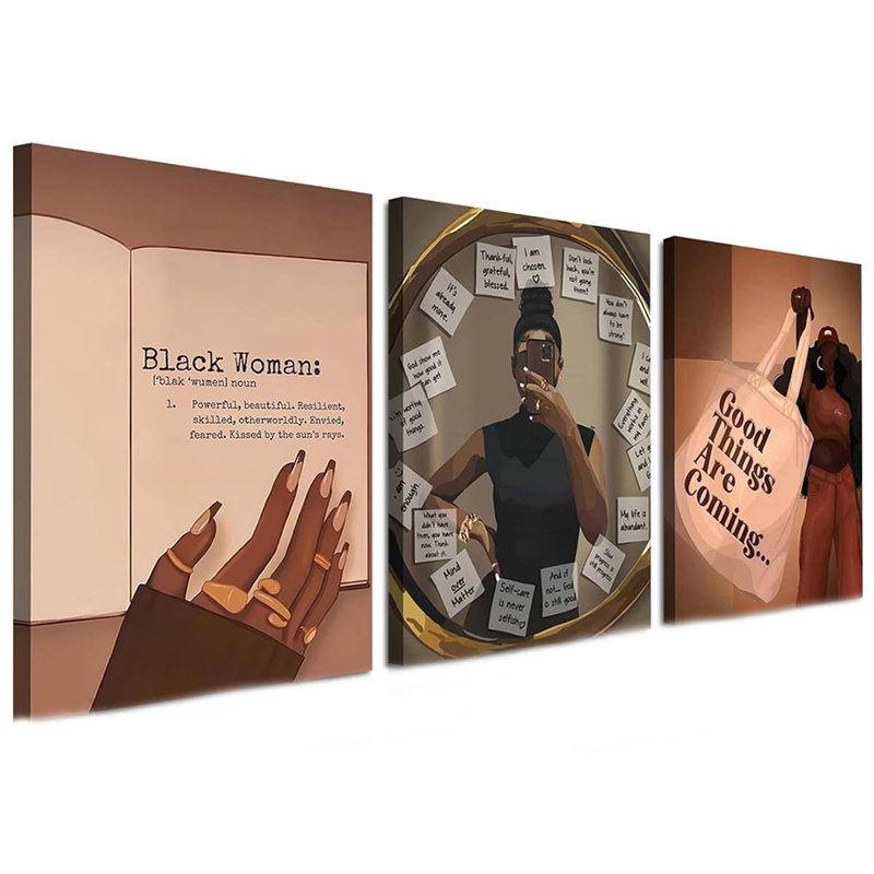 3 Piece Wrapped Canvas Print, 40 cm H x 30 cm W