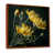 Toile avec cadre flottant brun