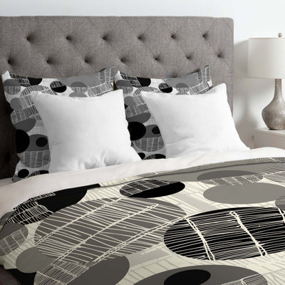 Housse de couette légère texturée geo