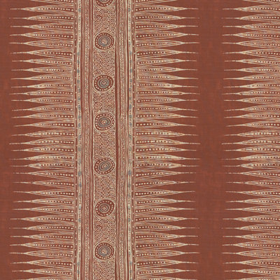 Hollyhock II Indian Zag Fabric