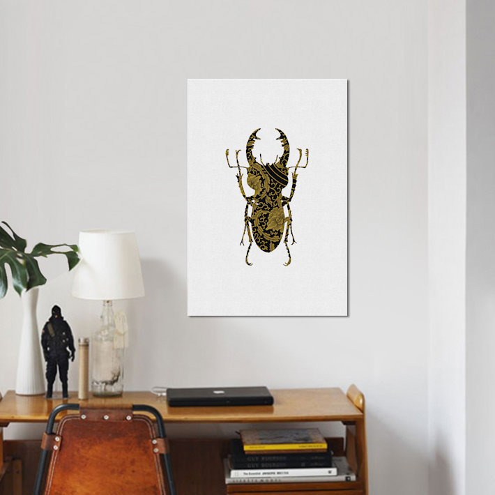 «Beetle III», impression sur toile, H 18 po x l 12 po x P 1,5 po, Pas de tapis, Toile tendue