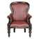 Victorian Faux Leather Armchair