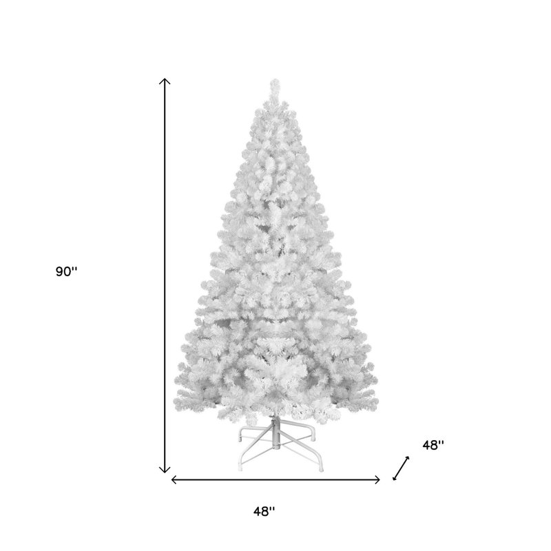 Arbre de Noël épinette blanc 7,5 pi