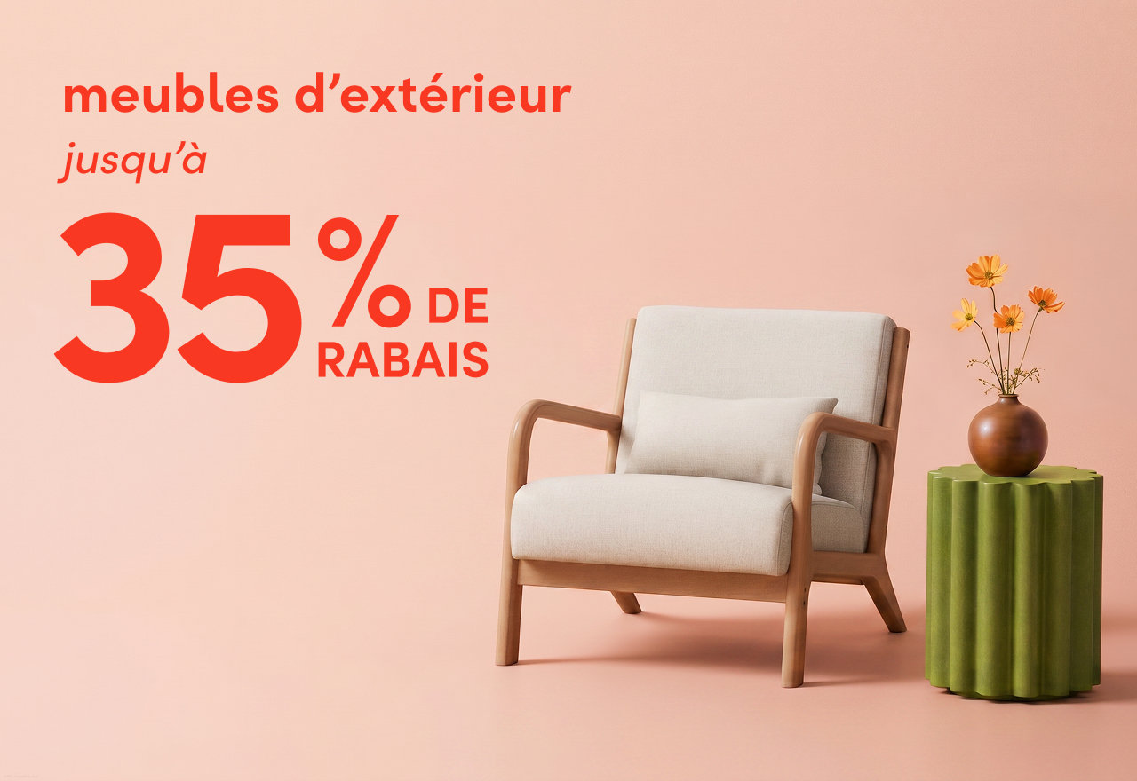 meubles d'extérieur en solde