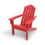 Chaise Adirondack d'extérieur en PEHD LuXeo Marina-1458038646
