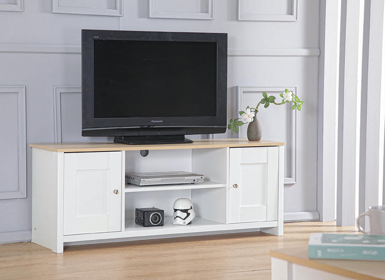 Bacchus TV Stand for TVs up to 50", White