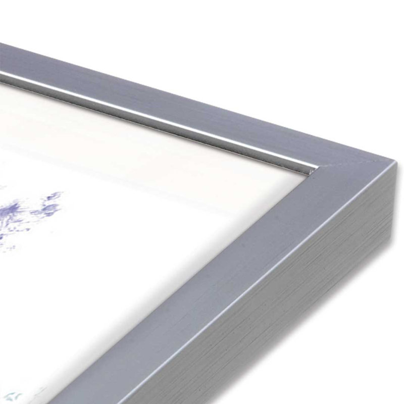 «Baseball Splash» par Cat Thurman Designs, reproduction d'art, Silver, L 36 x H 48, Impression encadrée