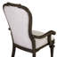 Chaise avec accoudoirs rembourrée Dillmon