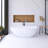 66.9'' x 34'' Freestanding Soaking Solid Surface Bathtub