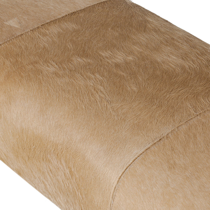 Knox Accent Bench-Light Hair on Hide