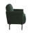 Nerene 35.3" Upholstered Soft Modern Round Arm Accent Chair in Velvet-1535351156