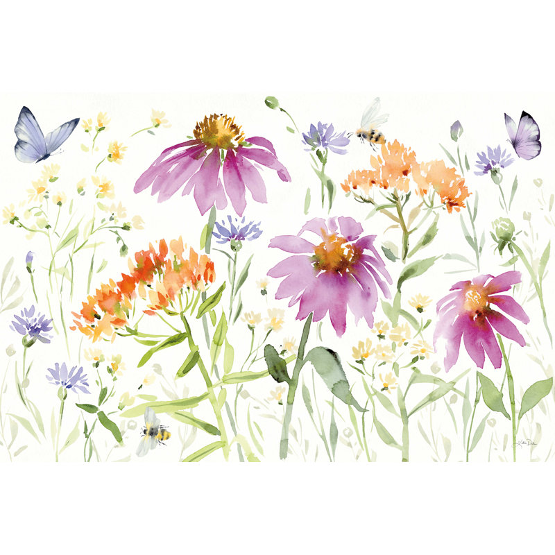 Wild For Wildflowers I, H 32 po x l 48 po