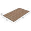 Paillasson antidérapant 18 po x 30 po Rustic Doll