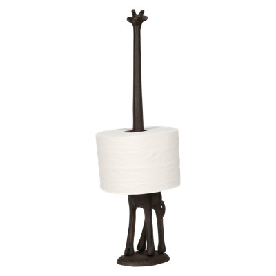 Porte-papier hygiénique sur pied giraffe
