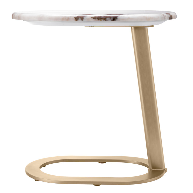 Table de bout Oyo, Blanc