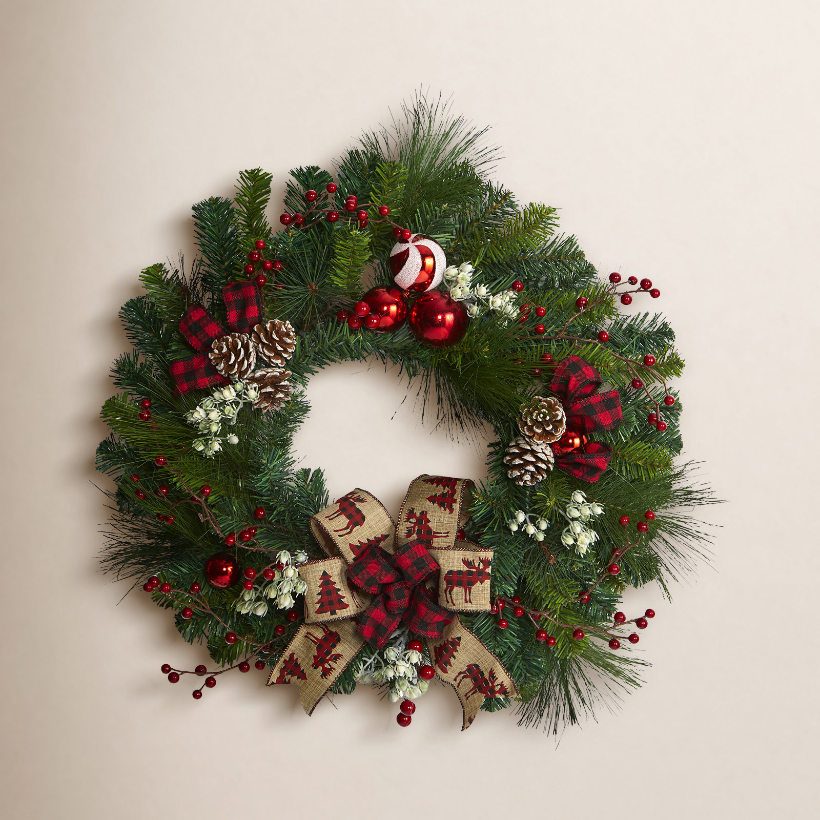 24'' Polyester Wreath