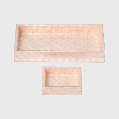 Capiz Shell Decorative Tray