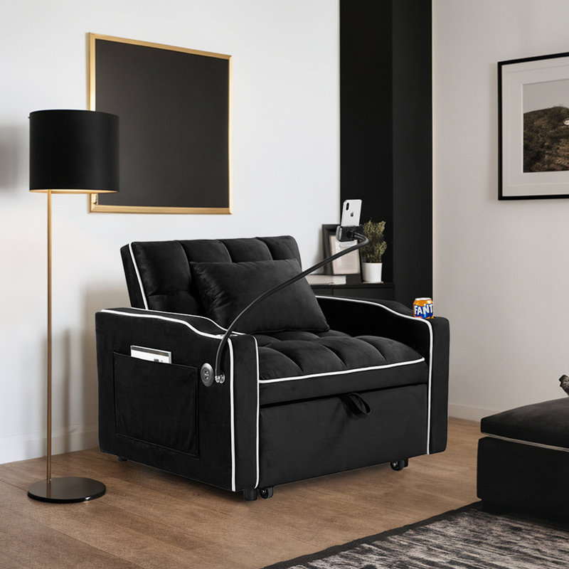 Redona Velvet Accent Chair