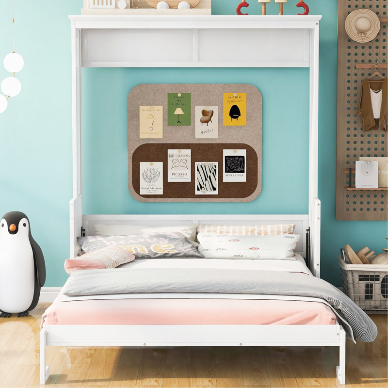 Queen Size Murphy Bed With A Shelf