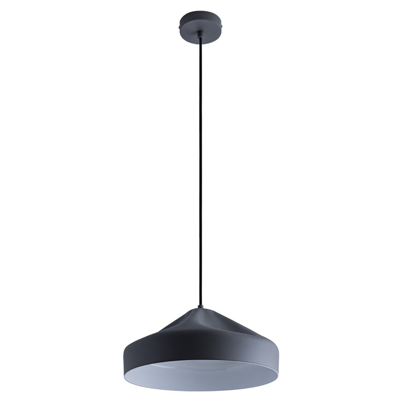 Ponce 1 - Light Single Pendant, Grey/White