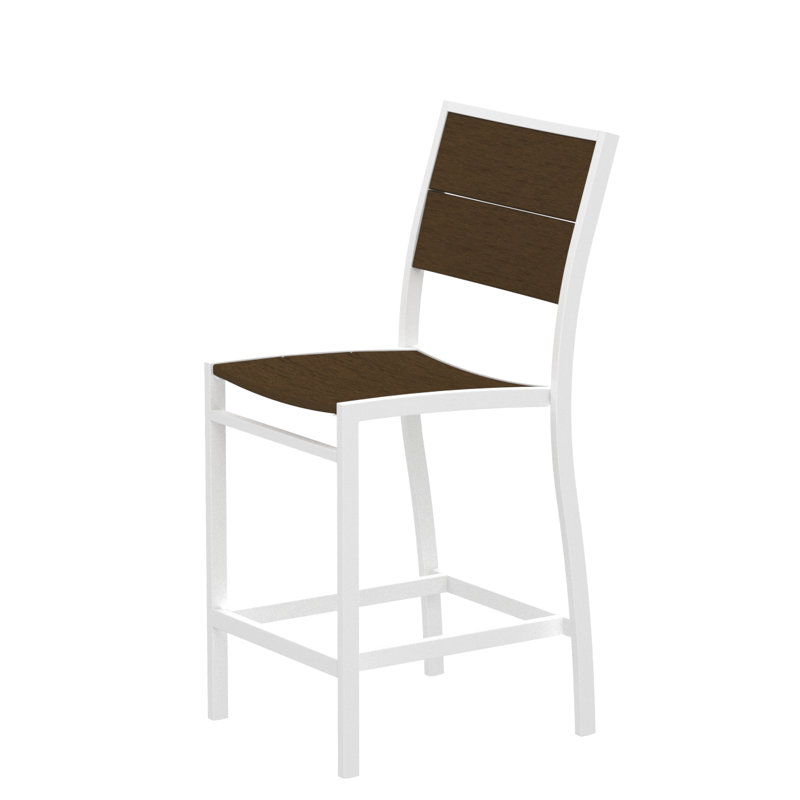Chaise d'appoint POLYWOOD Surf City, Blanc texturé / Cabane