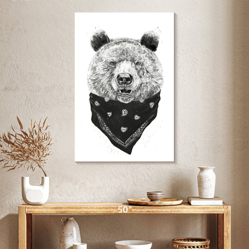 Brampt Wild Bear II, 39" H x 26" W