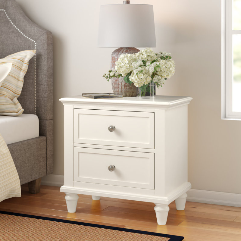 Jazmond 26'' W Nightstand, White