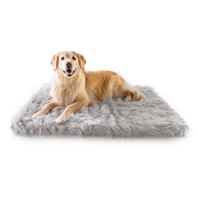 Orthopedic Faux Fur Pet Bed
