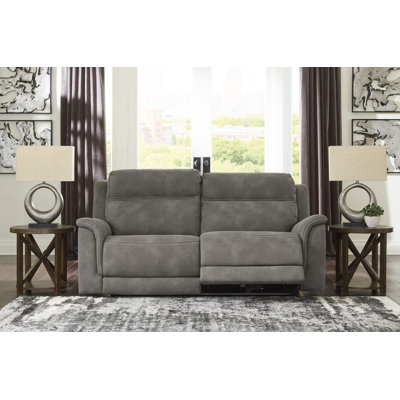 Gordils 80'' Faux Leather Power Reclining Sofa
