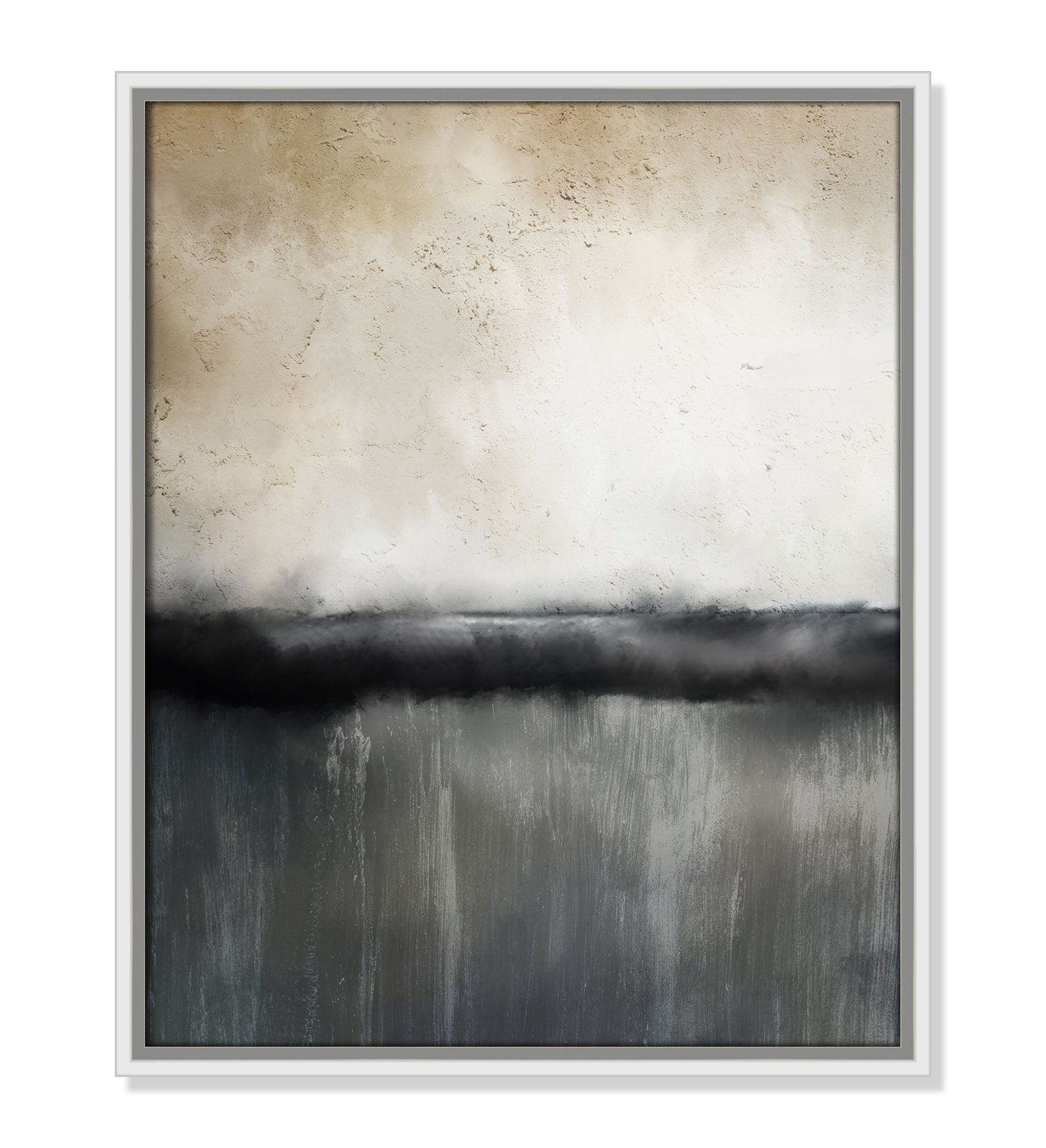 Dorota "Sunset" Print by Kimberly Allen, 21.5" H x 17.5" W, Picture Framed Canvas, White