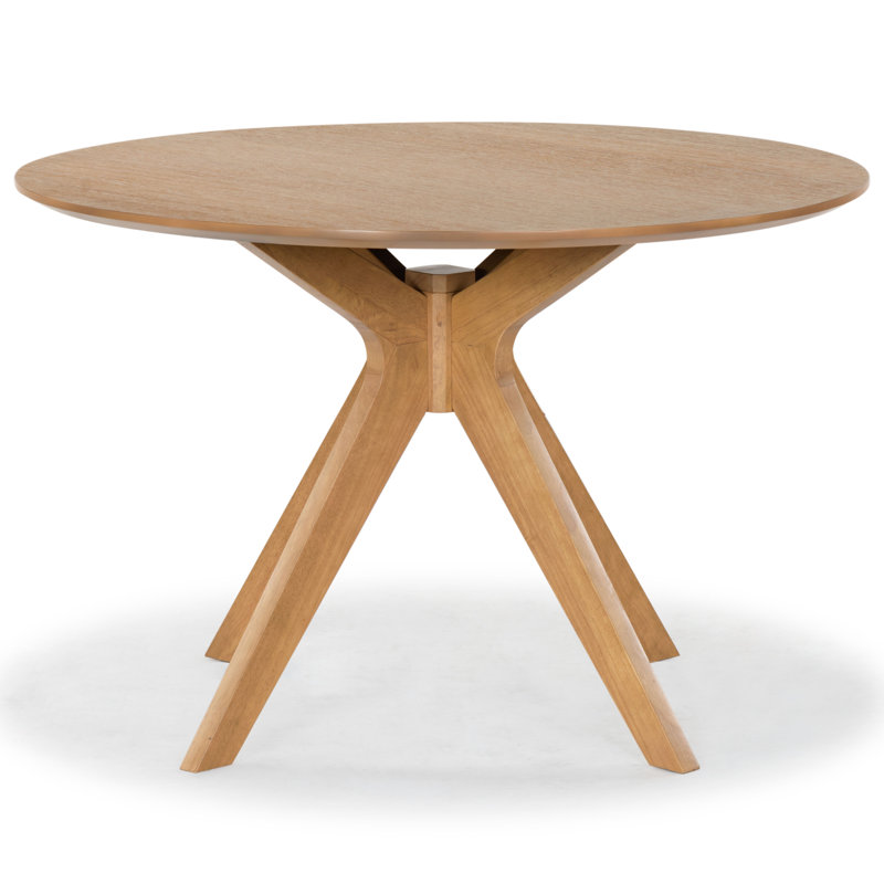 Oak Round Dining Table, Natural