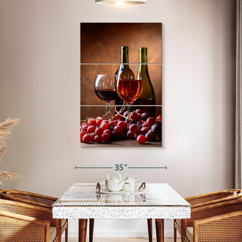 Vin rouge Yarlin, H 50 po x l 32 po