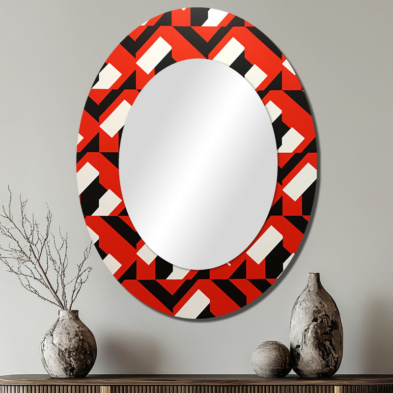 Miroir mural Mid-Century, 40 po x 30 po