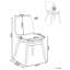 Antrim 46 cm H Upholstered Fabric Dining Chair in Beige