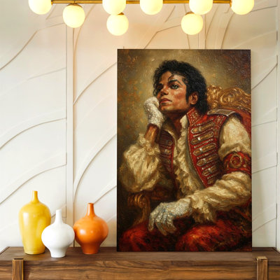«Elegant Man», reproduction d'art sur toile murale, portrait rouge, œuvre d'art décorative pour salon, chambre à coucher, bureau, couloir et appartement, décoration moderne